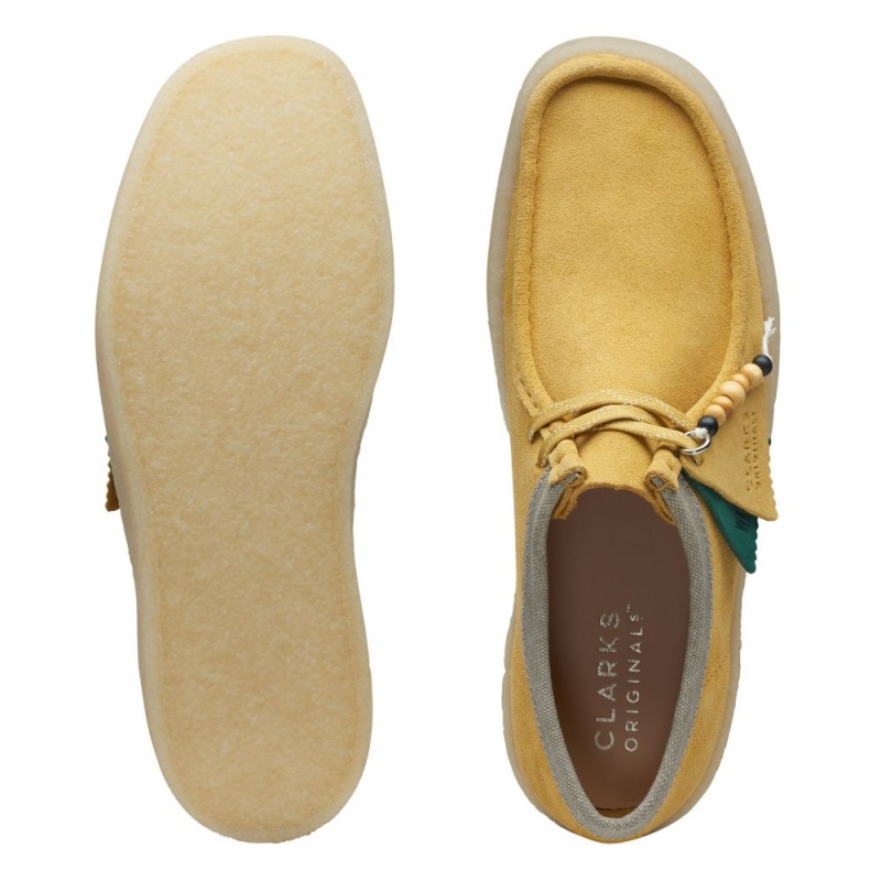 Clarks Wallabee Cup Muške Tenisice Zlatne | Hrvatska-46297