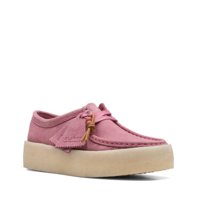 Clarks Wallabee Cup Ženske Cipele Roze | Hrvatska-38247