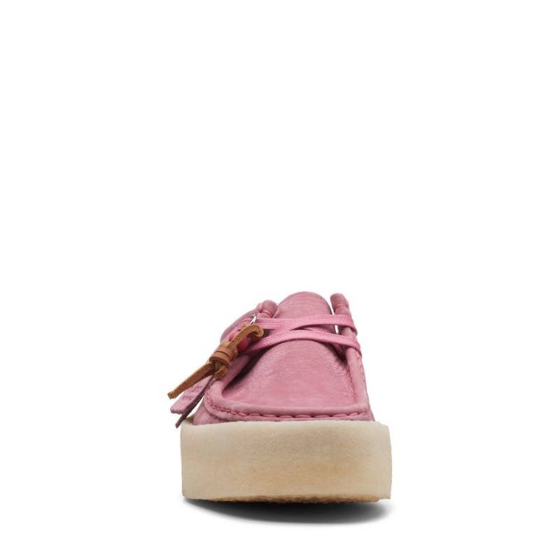 Clarks Wallabee Cup Ženske Cipele Roze | Hrvatska-38247