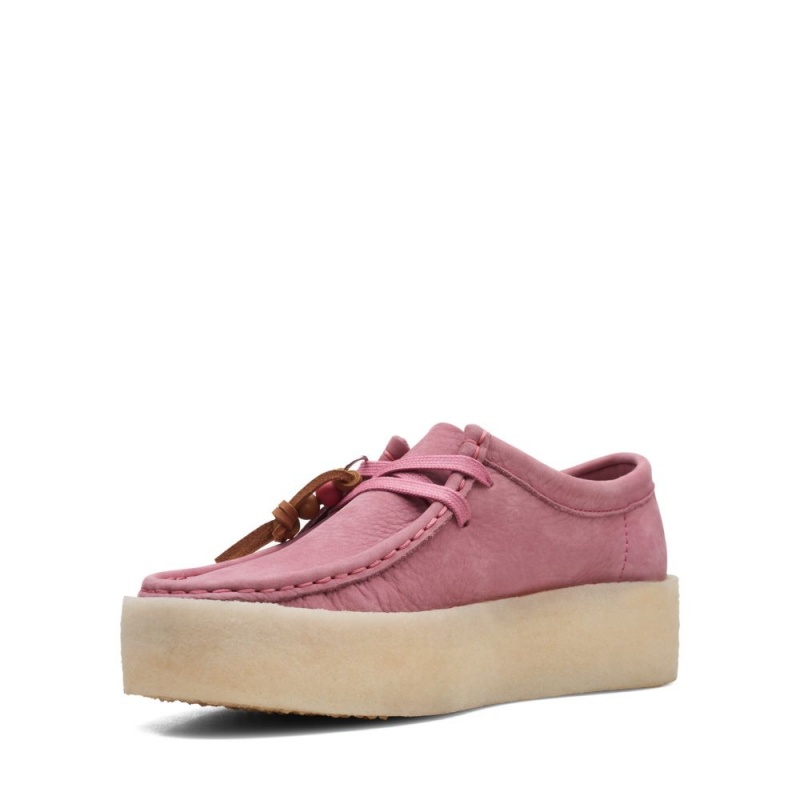 Clarks Wallabee Cup Ženske Cipele Roze | Hrvatska-38247