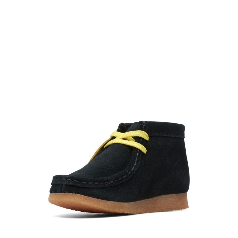 Clarks Wallabee Mist Dječake Cizme Crne | Hrvatska-38516