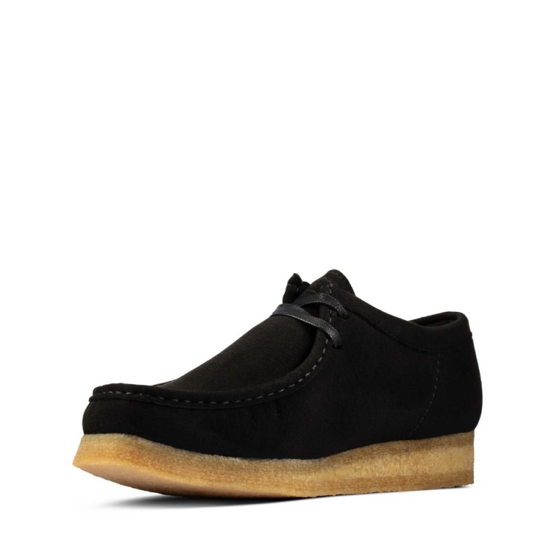 Clarks Wallabee Muške Cipele Crne | Hrvatska-09567