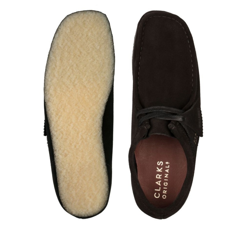 Clarks Wallabee Muške Cipele Crne | Hrvatska-39672