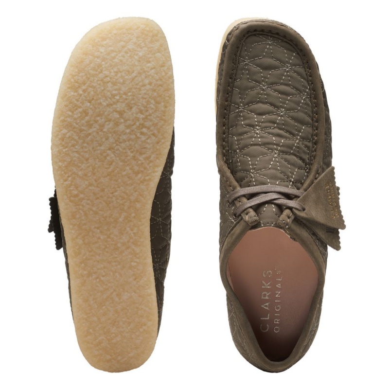 Clarks Wallabee Muške Cipele Maslinasto Zelene | Hrvatska-42580