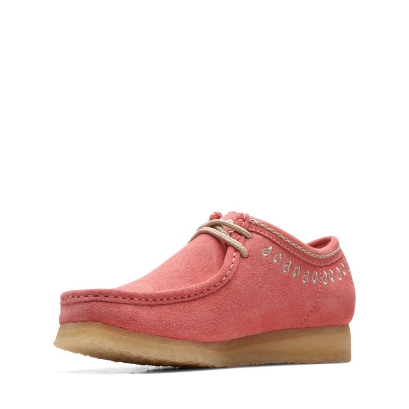 Clarks Wallabee Muške Cipele Roze | Hrvatska-83549