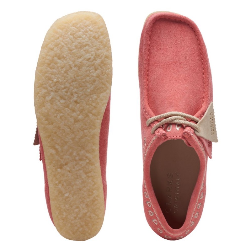 Clarks Wallabee Muške Cipele Roze | Hrvatska-83549