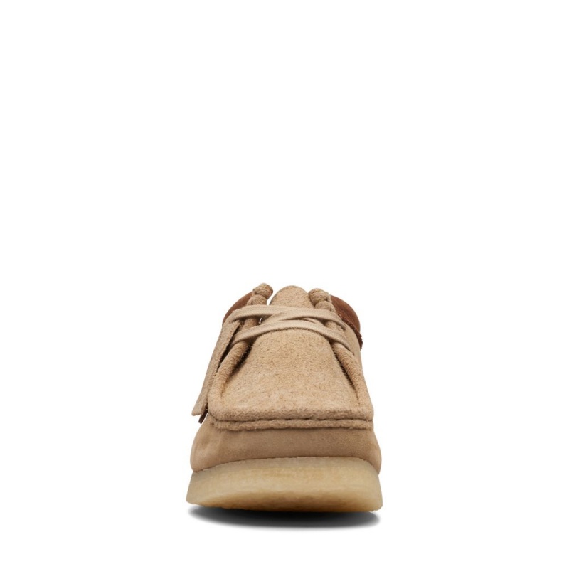 Clarks Wallabee Muške Cipele Smeđe Bijele | Hrvatska-86072