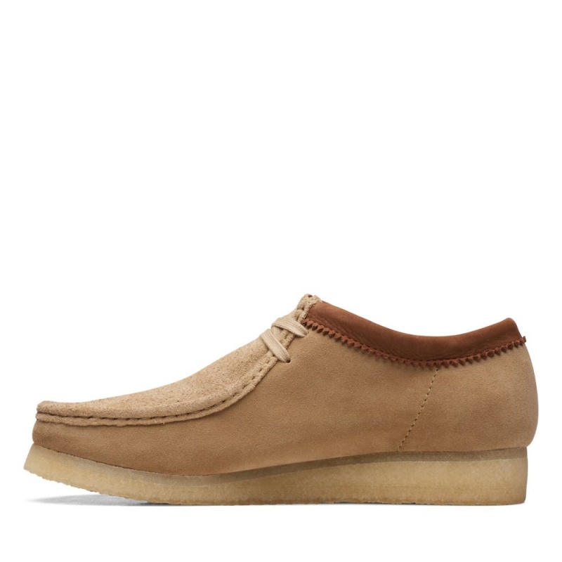 Clarks Wallabee Muške Cipele Smeđe Bijele | Hrvatska-86072