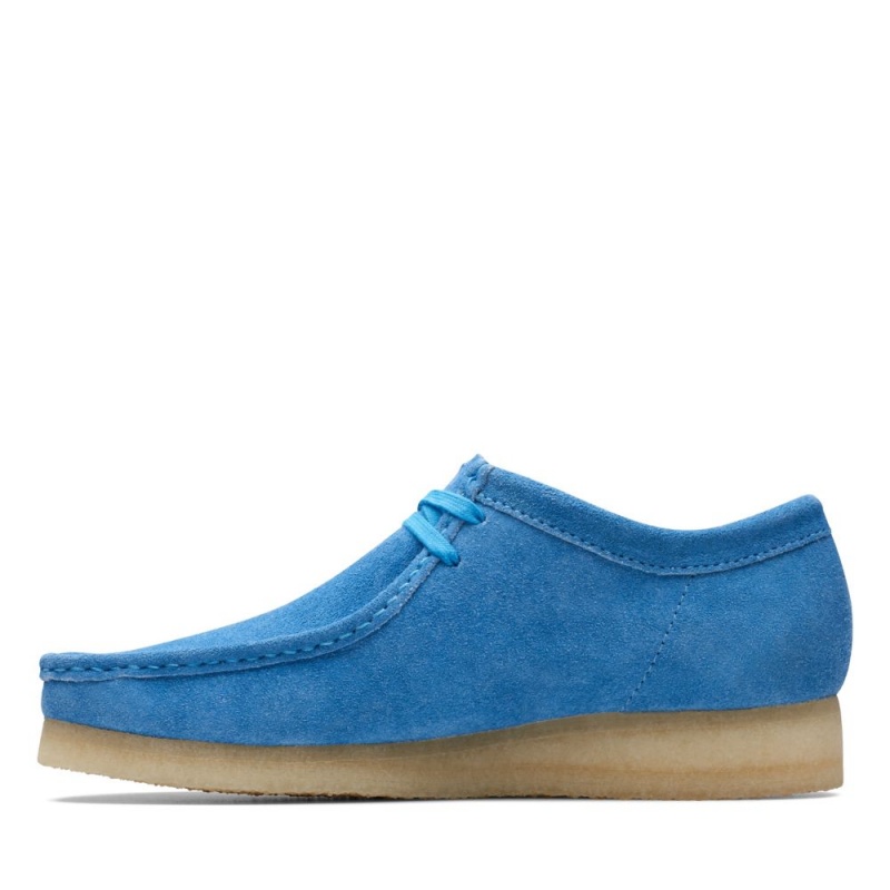 Clarks Wallabee Muške Cipele Svijetlo Plave | Hrvatska-36501