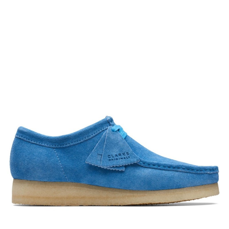 Clarks Wallabee Muške Cipele Svijetlo Plave | Hrvatska-36501