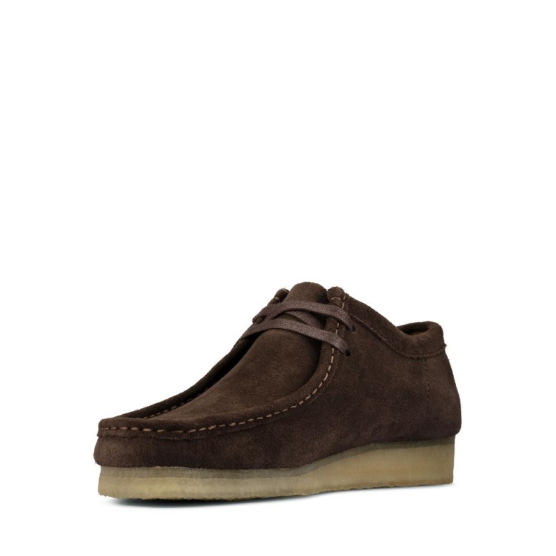 Clarks Wallabee Muške Cipele Tamno Smeđe | Hrvatska-84709