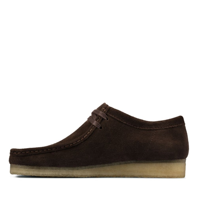 Clarks Wallabee Muške Cipele Tamno Smeđe | Hrvatska-84709