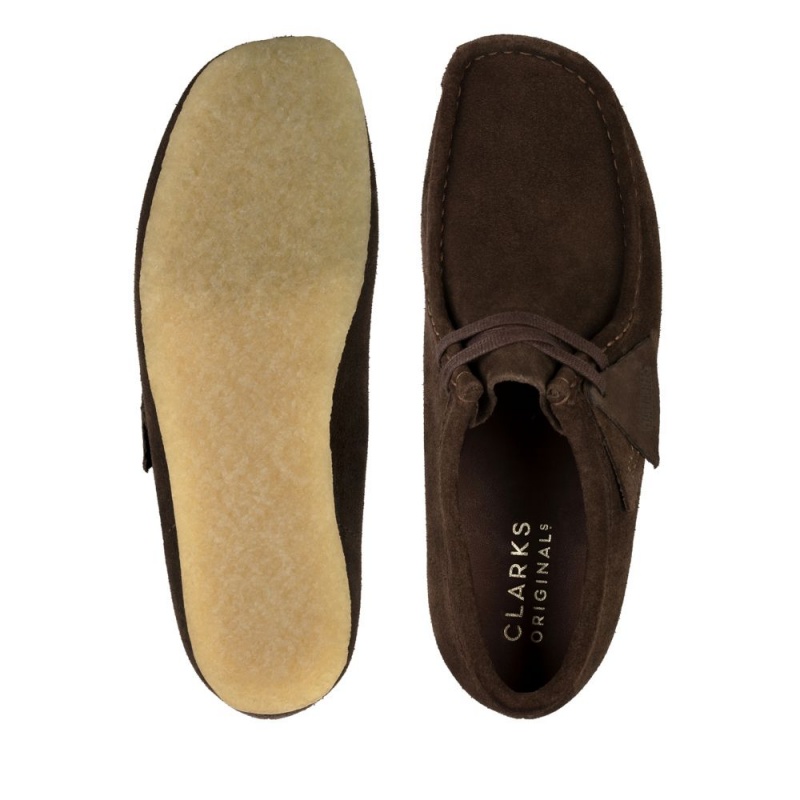 Clarks Wallabee Muške Cipele Tamno Smeđe | Hrvatska-84709