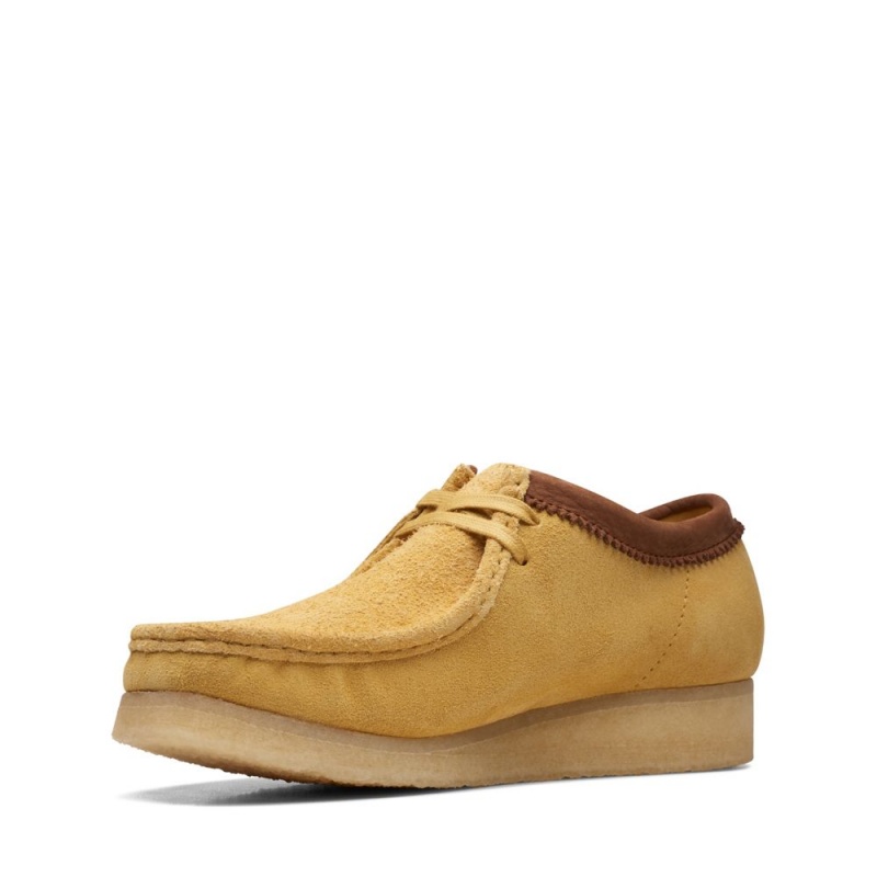 Clarks Wallabee Muške Cipele Žute | Hrvatska-16240