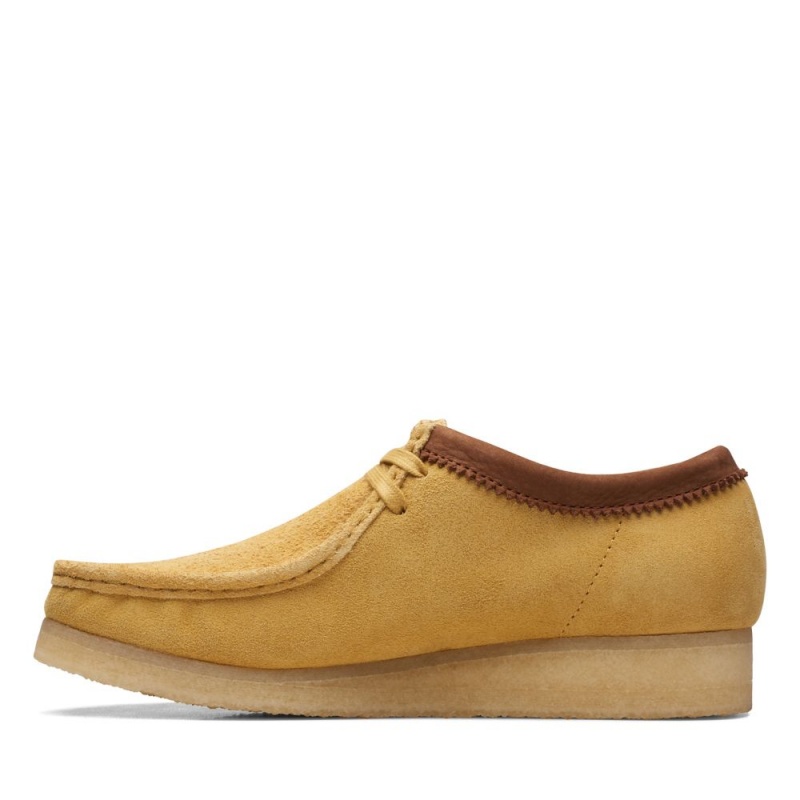 Clarks Wallabee Muške Cipele Žute | Hrvatska-16240