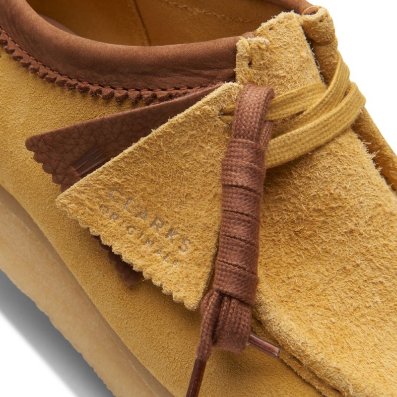 Clarks Wallabee Muške Cipele Žute | Hrvatska-16240