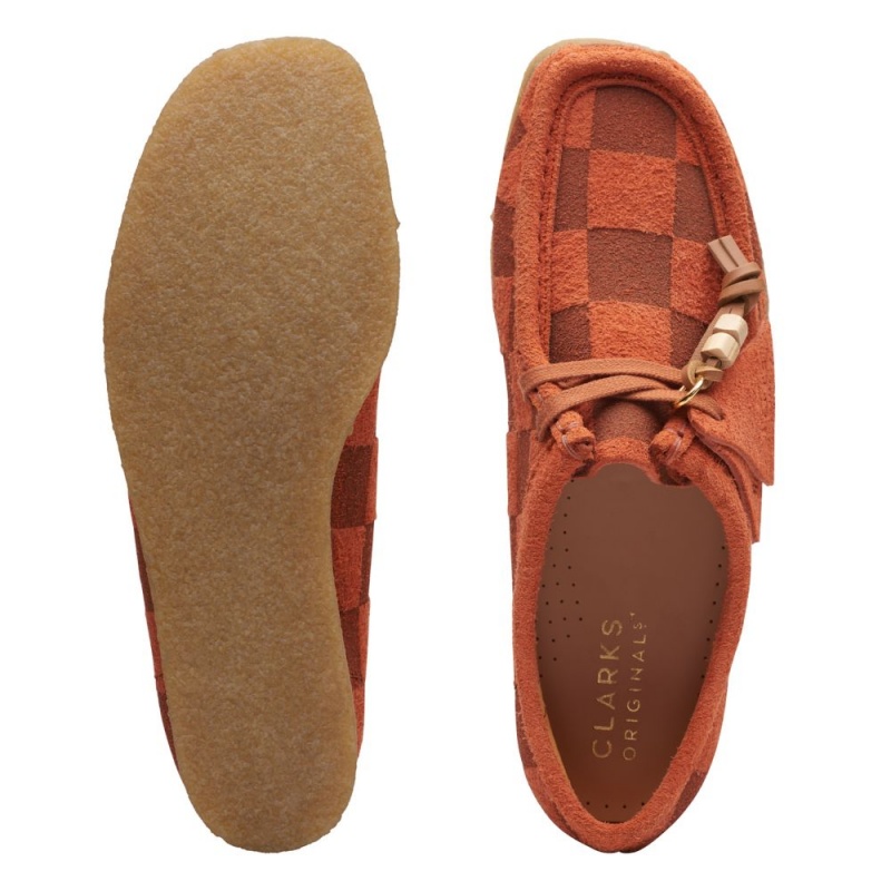 Clarks Wallabee Ženske Cipele Narančaste | Hrvatska-69872