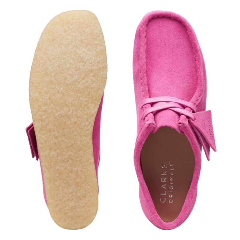 Clarks Wallabee Ženske Cipele Roze | Hrvatska-94573