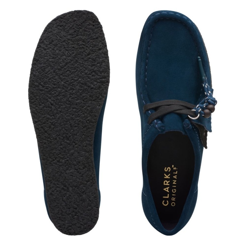 Clarks Wallabee Ženske Cipele Tamno Plave | Hrvatska-94207