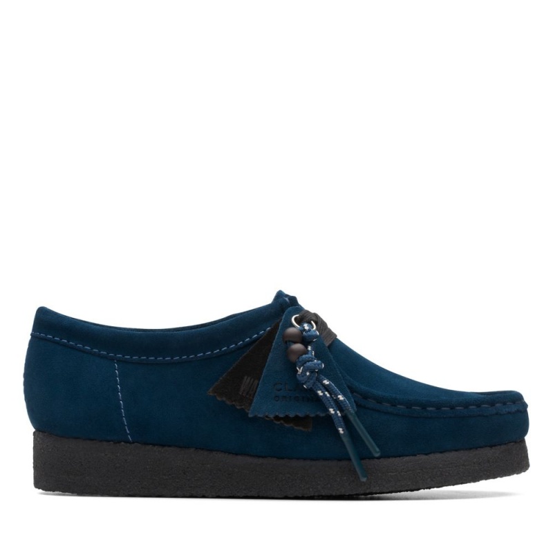 Clarks Wallabee Ženske Cipele Tamno Plave | Hrvatska-94207