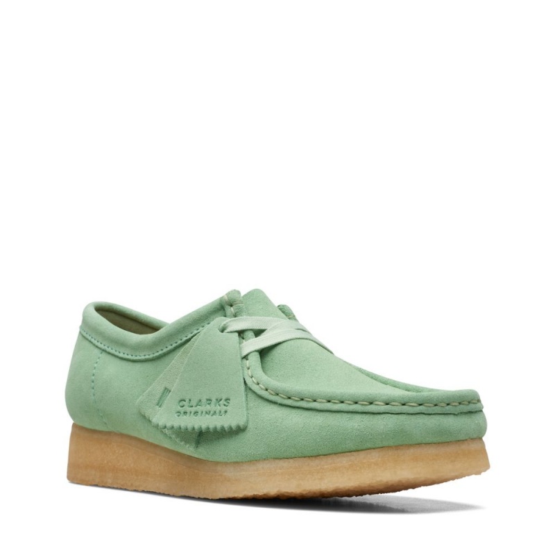 Clarks Wallabee Ženske Cipele Tamno Zelene | Hrvatska-54782