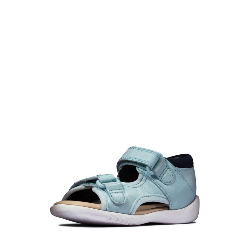 Clarks Zora Beau Toddler Dječake Sandale Svijetlo Plave | Hrvatska-47601