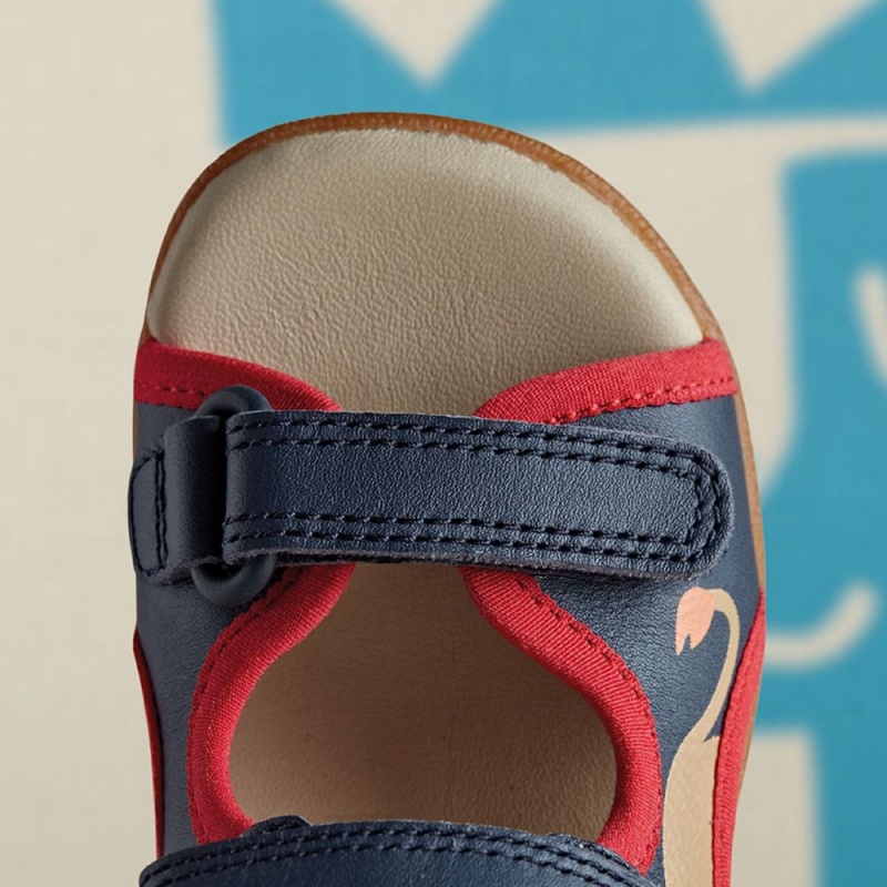 Clarks Zora Jungle Toddler Dječake Sandale Tamnoplave Crvene | Hrvatska-50729