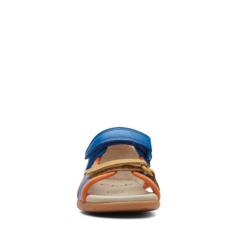 Clarks Zora Rex Toddler Dječake Sandale Plave | Hrvatska-70518