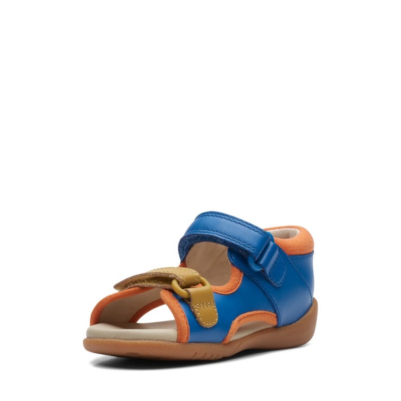 Clarks Zora Rex Toddler Dječake Sandale Plave | Hrvatska-70518