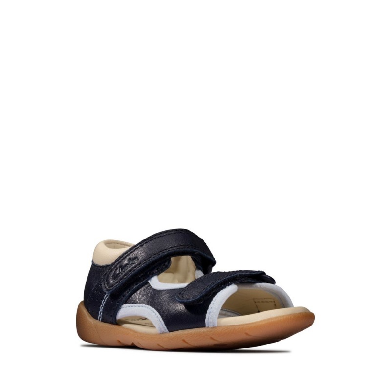 Clarks Zora Spirit Toddler Dječake Sandale Tamnoplave | Hrvatska-80126