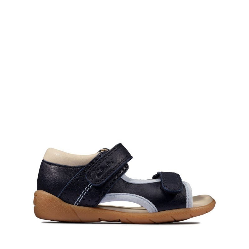 Clarks Zora Spirit Toddler Dječake Sandale Tamnoplave | Hrvatska-80126